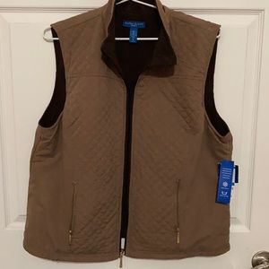 Karen Scott Reversible Vest  Sz XL